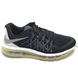 Nike Air Max Black 2015 Athletic Running Shoe Sz 8